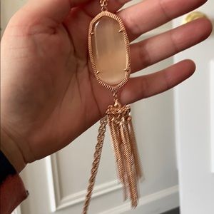 Rare peach cats eye Kendra Scott Rayne